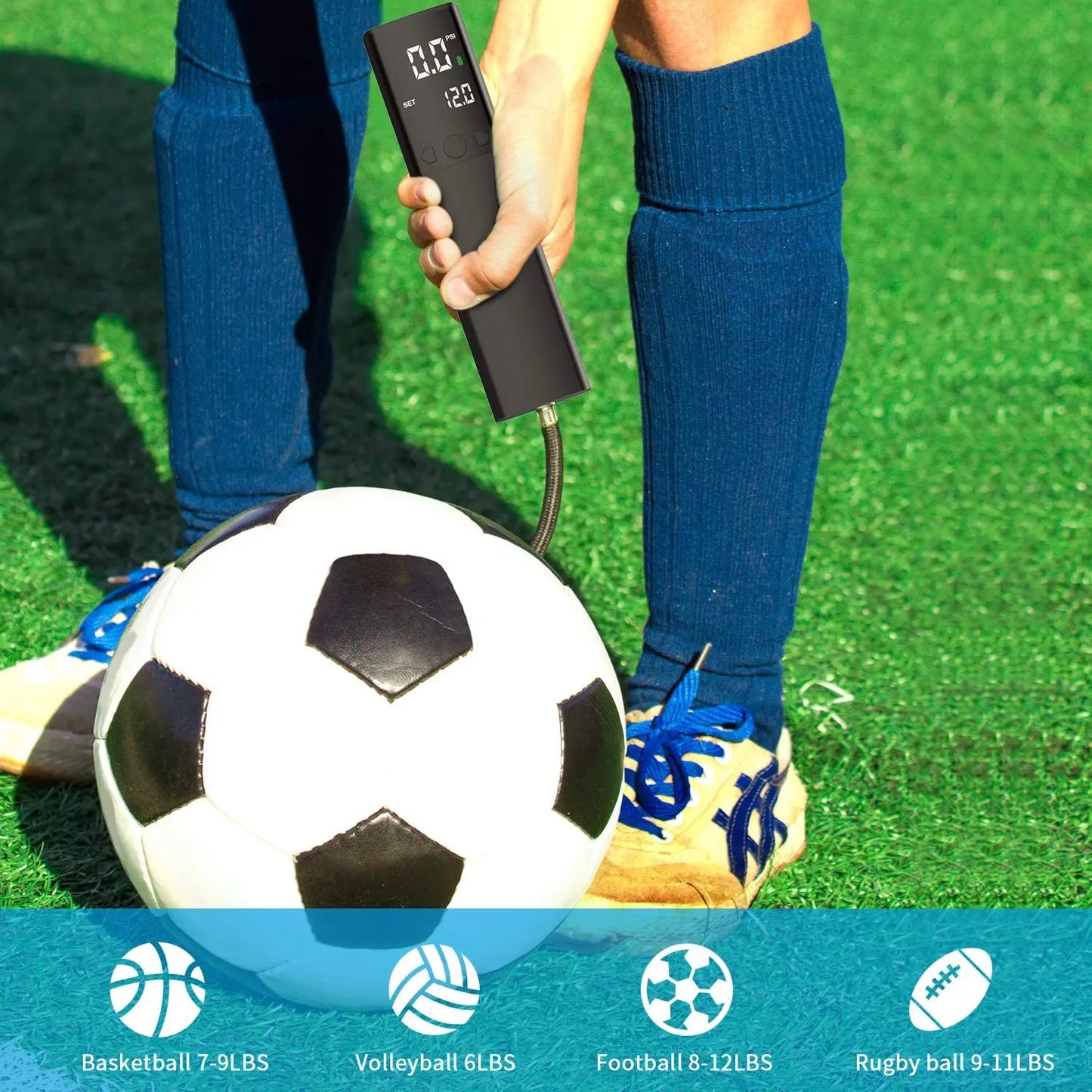 Inflador de pelota eléctrico