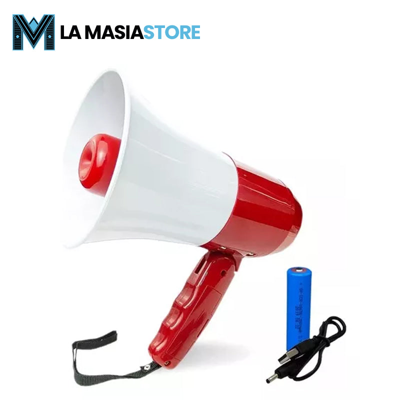 Megáfono recargable