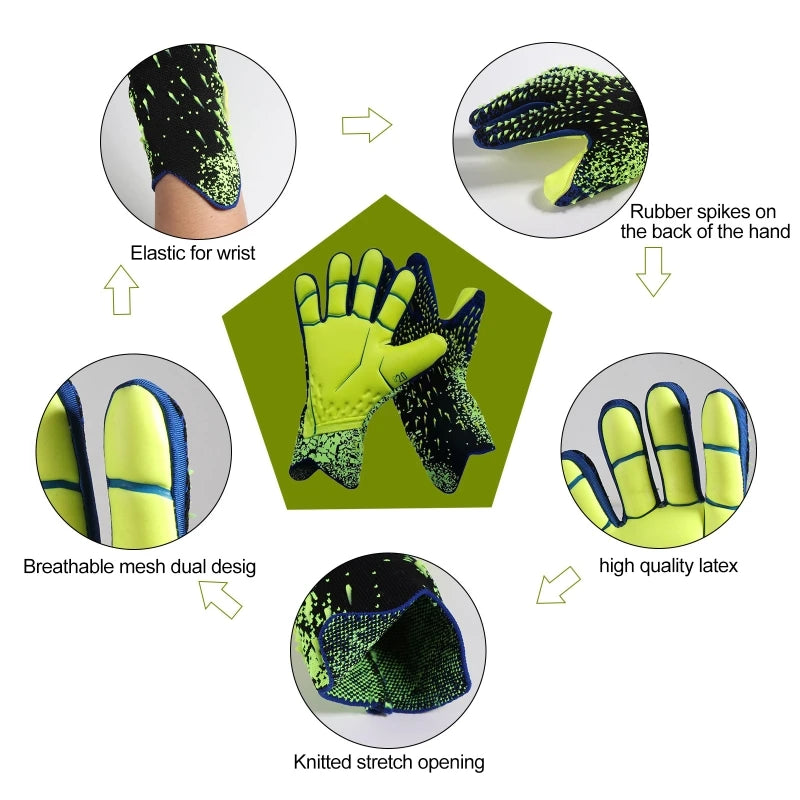 Guantes de portero antideslizantes