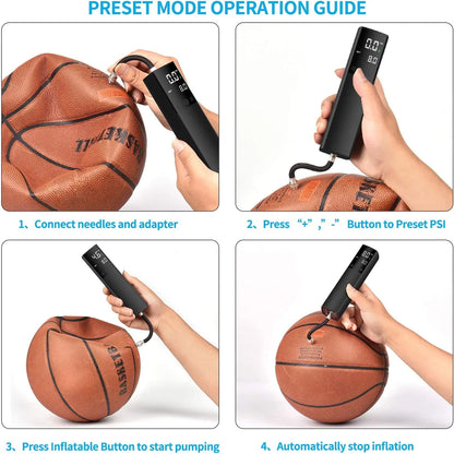 Inflador de pelota eléctrico