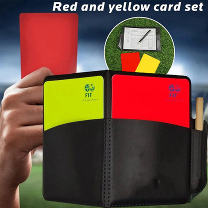 Kit tarjetas árbitro y banderines  Linesman